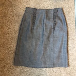 Grey classic skirt